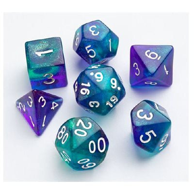 Gamegenic Galaxy Series - Neptune - RPG Dice Set (7pcs)
